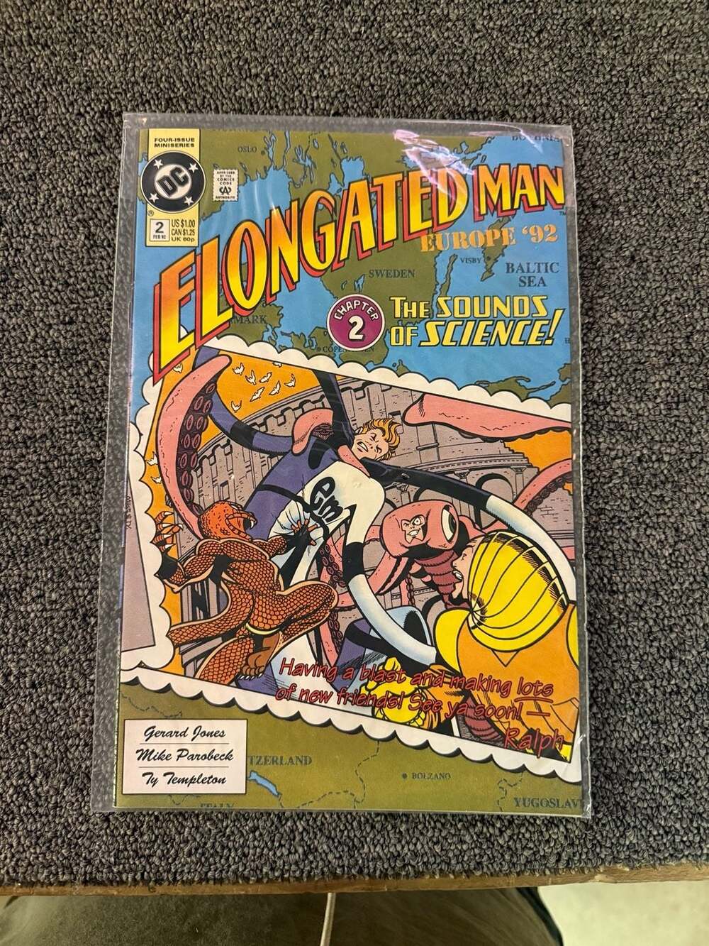 Elongated Man Europe '92 #2 Comic Book (DC Comics, 1992)